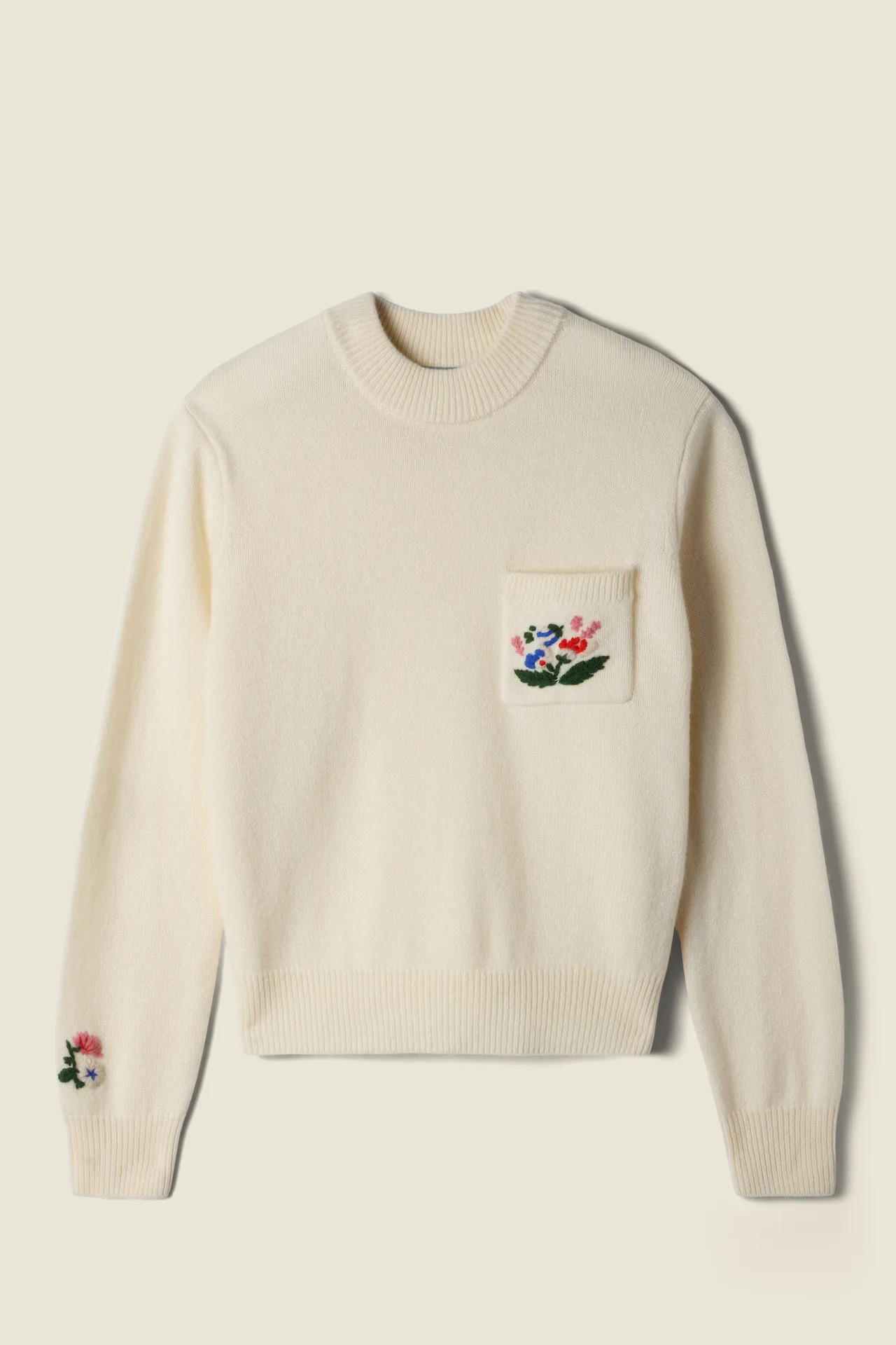 Oksana Sweater Antique White | TROVATA