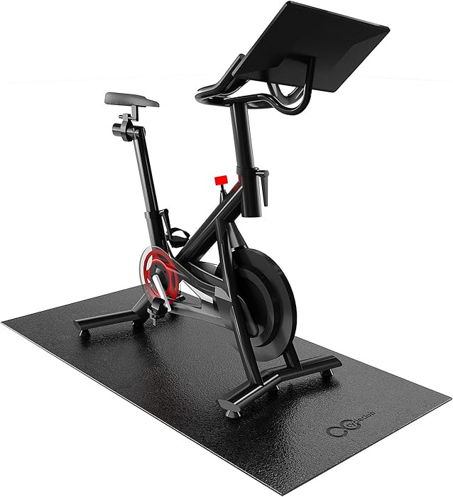 Cycleclub Bike Mat Compatible with Peloton Bike,Elliptical,Treadmill Mat, 6mm Thick, Under Exerci... | Amazon (US)