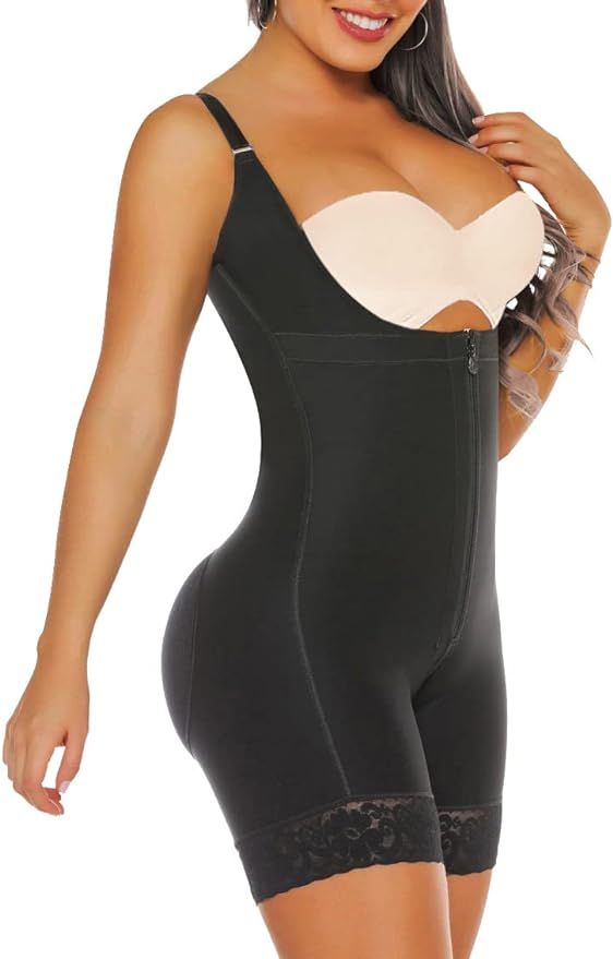 YIANNA Fajas Colombianas Shapewear for Women Postpartum Tummy Control Body Shaper Butt Lifter Bod... | Amazon (US)