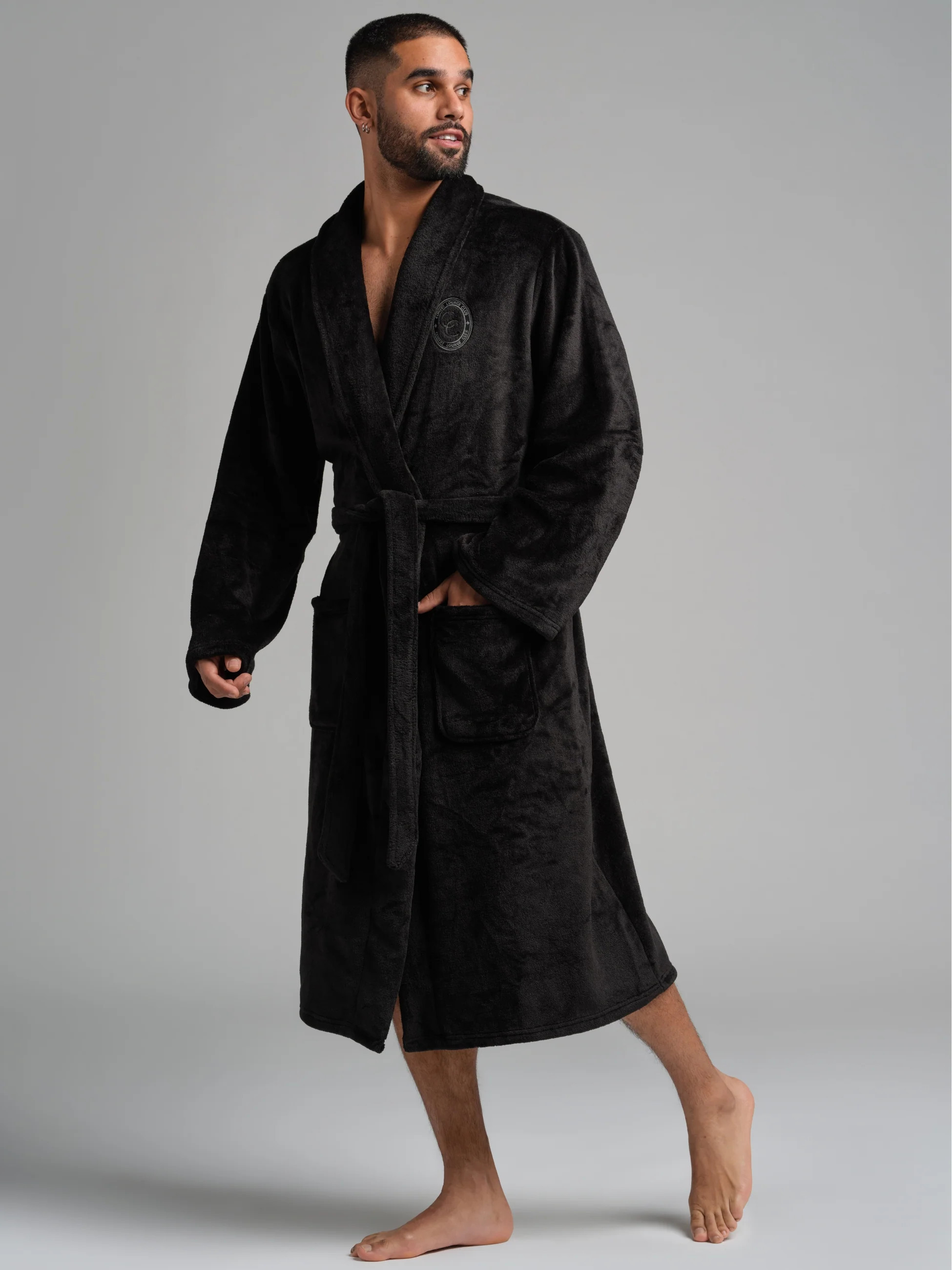 Comfrt Dreamdayâ¢ Plush Robe | Onyx Black | XS/S | Comfrt