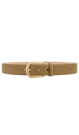 Kennedy Belt in Camel & Gold | Revolve Clothing (Global)
