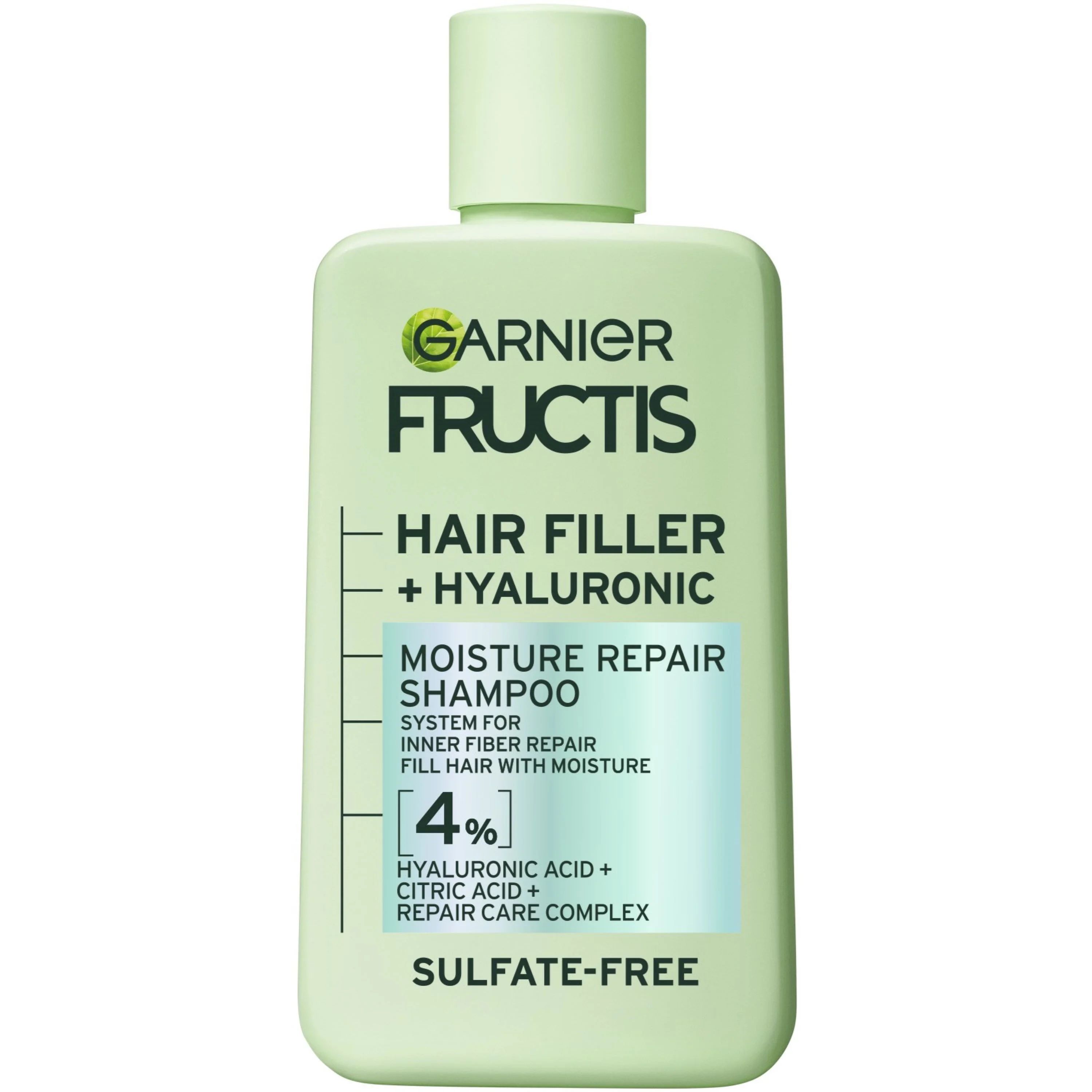 Garnier Fructis Hair Filler Moisture Repair Shampoo with Hyaluronic Acid, 10.1 fl oz | Walmart (US)