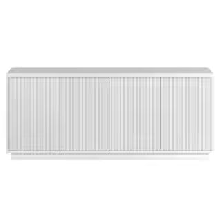 Meyer&Cross Hanson 57.13 in. White TV Stand Fits TV's up to 65 in. TV1697 - The Home Depot | The Home Depot