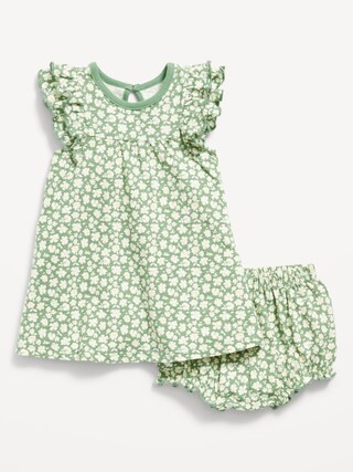 Little Navy Organic-Cotton Top and Shorts for Baby | Old Navy (US)