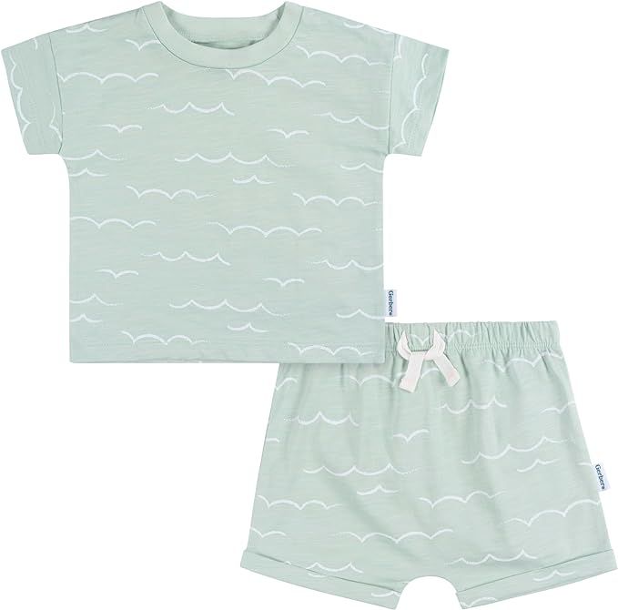 Gerber baby-boys Toddler T-shirt and Shorts Set2-Piece T-Shirt and Short Set | Amazon (US)