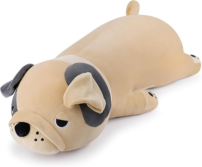 Auspicious beginning 30'' Giant Brown French Bulldog Plush Stuffed Animal- Brown French Bulldog D... | Amazon (US)