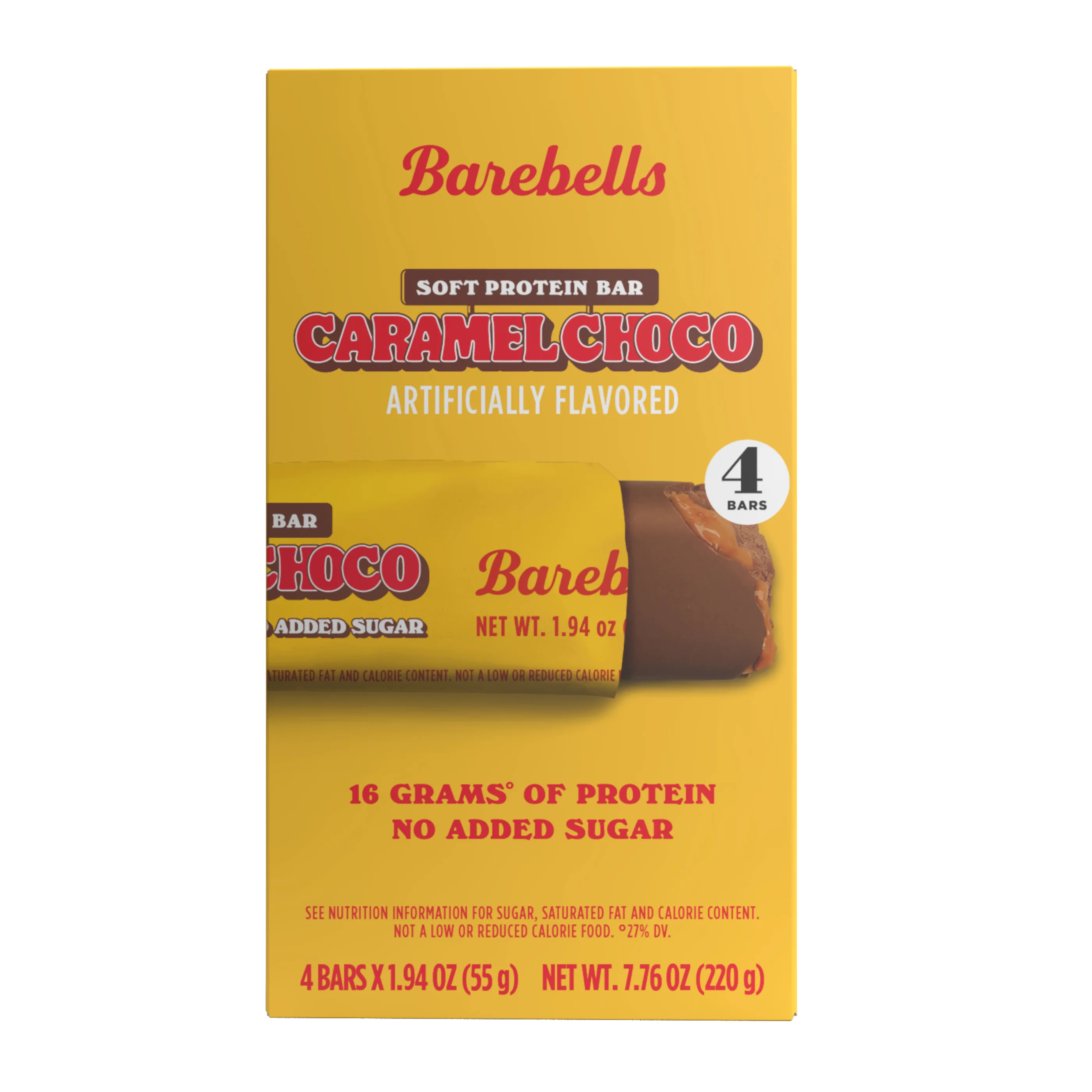 Barebells Caramel Choco protein bar 55g 4pk | Walmart (US)