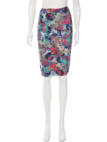 Suno Watercolor Print Pencil Skirt | The Real Real, Inc.