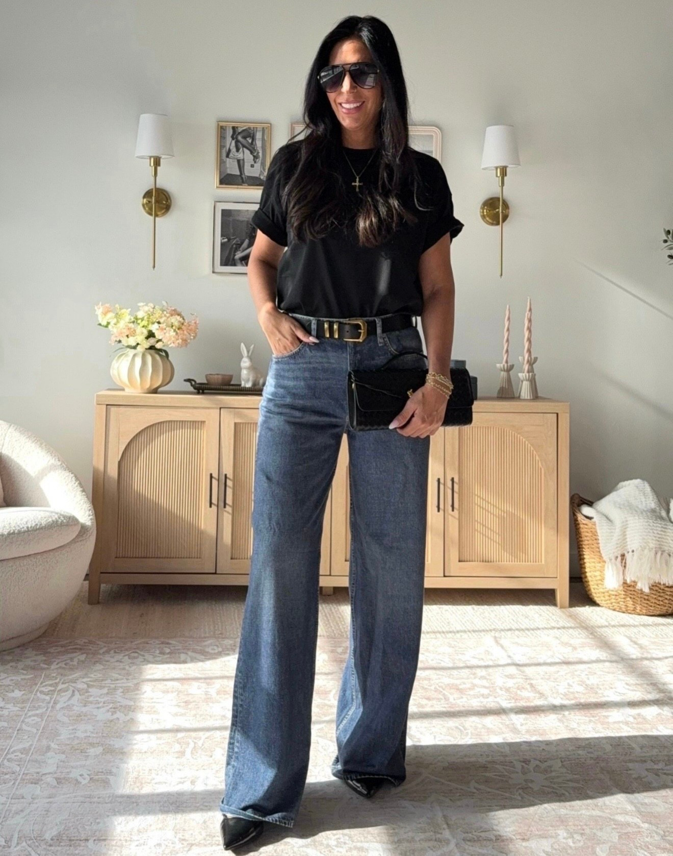 The denim sweatpants….I am shook!  Tried and true, I have tested them out long enough to LOVE!  
Wearing a 27 —> lots of stretch! 
Tops- small 

#LTKWatchNow #LTKSaleAlert #LTKU