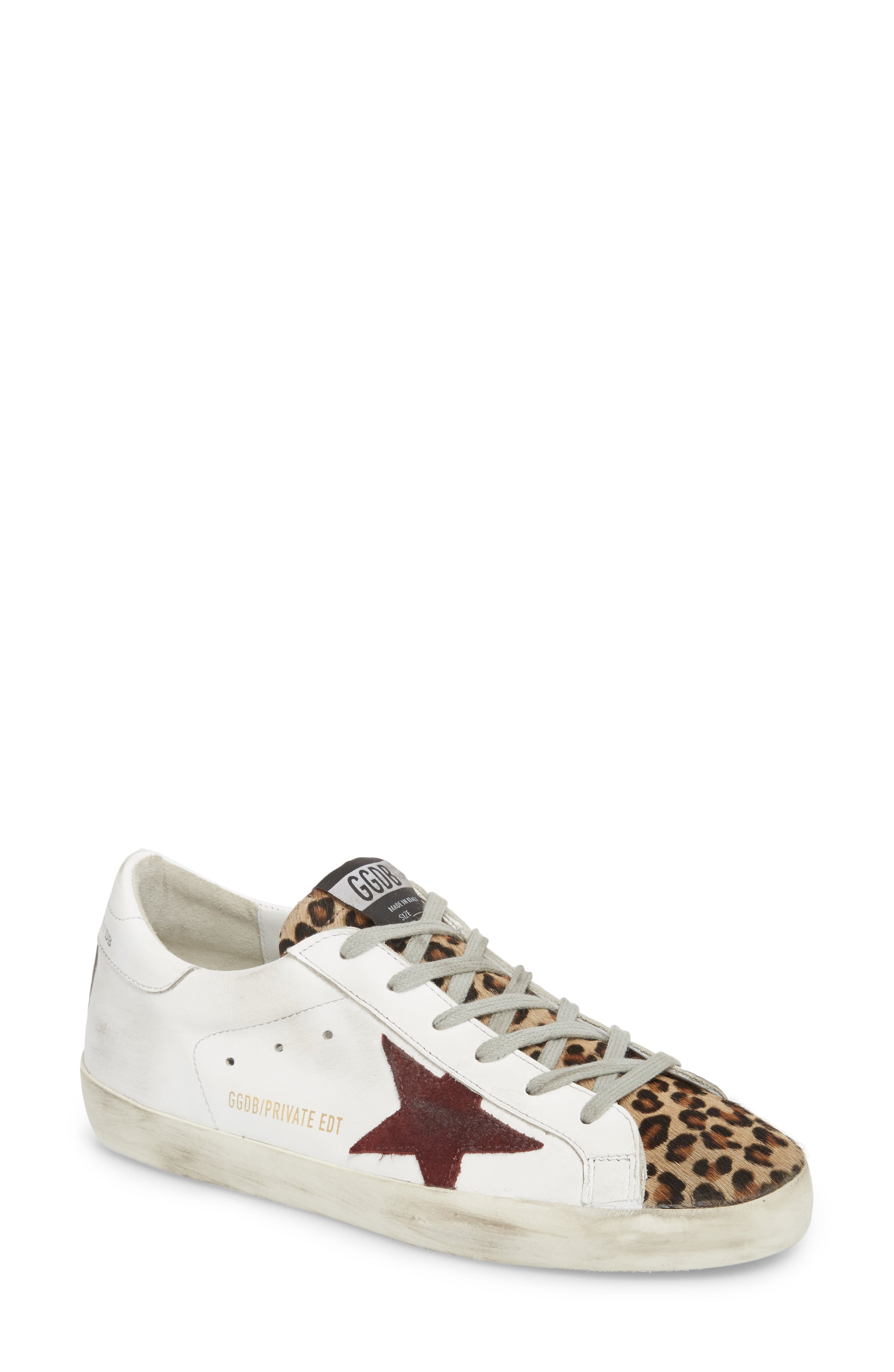 Women's Golden Goose Superstar Genuine Calf Hair Sneaker | Nordstrom