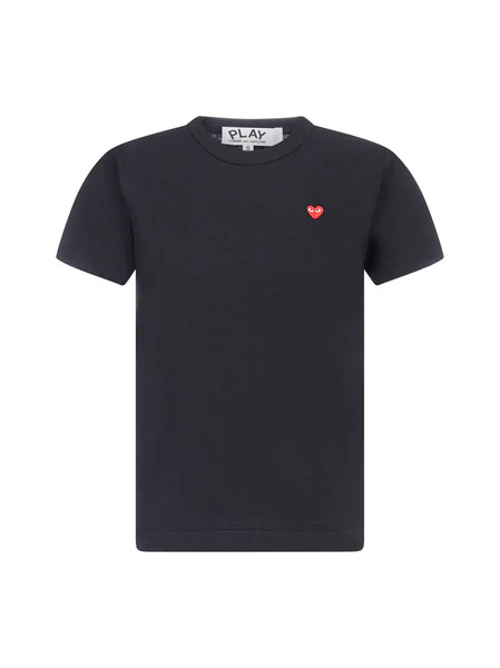 Comme des Garçons Play Heart Appliqué T-Shirt | Cettire Global