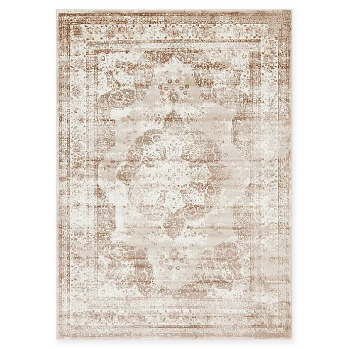 Unique Loom Salle Garnier Sofia 7' x 10' Area Rug in Beige | Bed Bath & Beyond