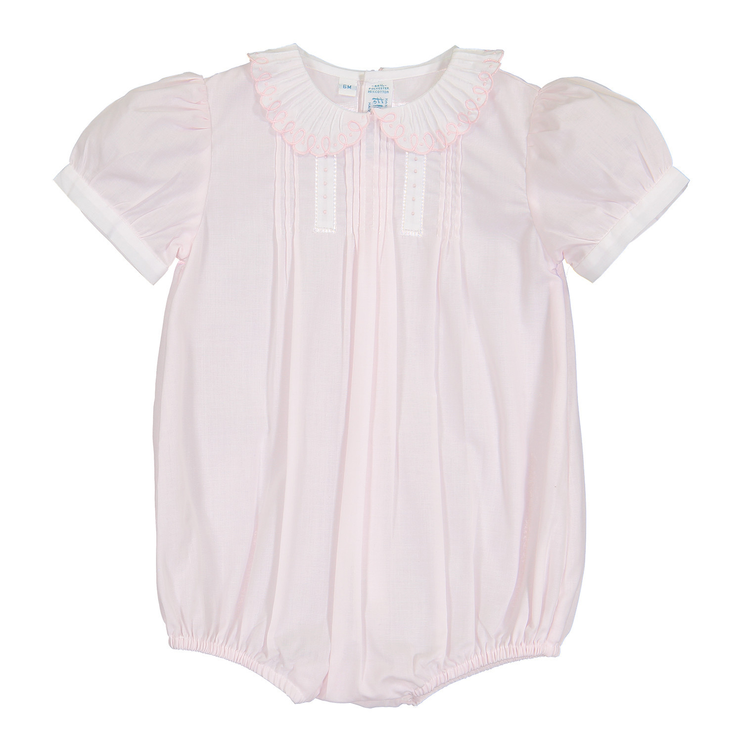 Girls Vintage Scalloped Collar Romper | Feltman Brothers