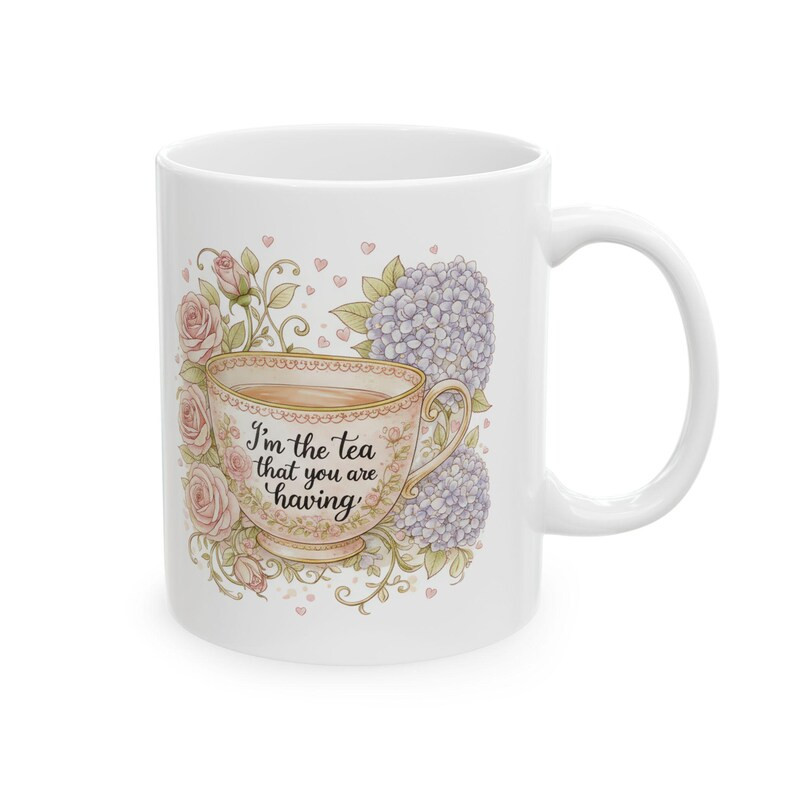 I Am the Tea That You Are Having Mug, Violet Bridgerton, Bookish Tea Lover Gift, Romance Reader M... | Etsy (US)
