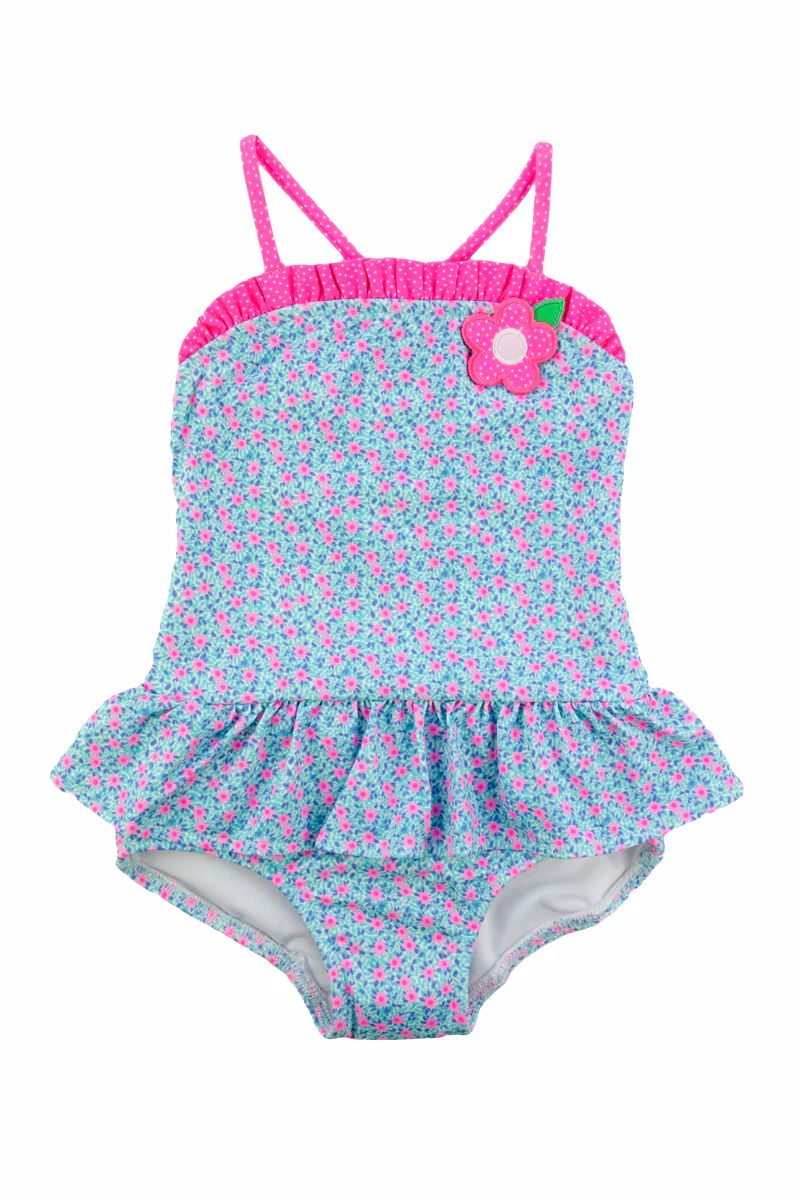 Floral Swimsuit With Flower | Florence Eiseman
