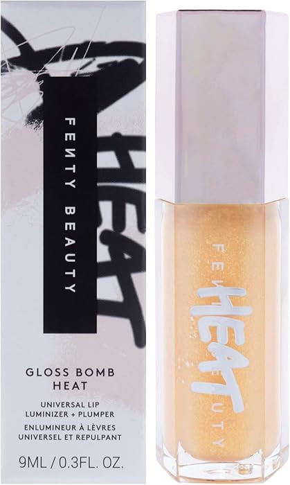 Gloss Bomb Heat Universal Lip Luminizer Plus Plumper - 05 Lemon Lava by Fenty Beauty for Women - ... | Amazon (US)