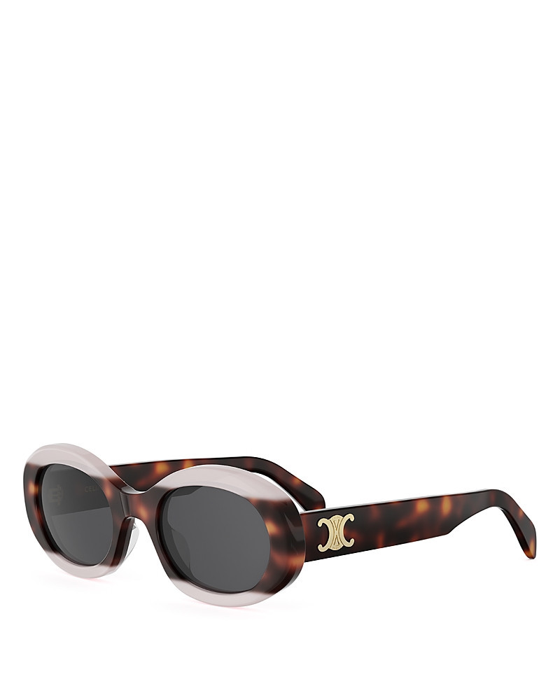 Celine Triomphe Oval Sunglasses, 52mm | Bloomingdale's (US)