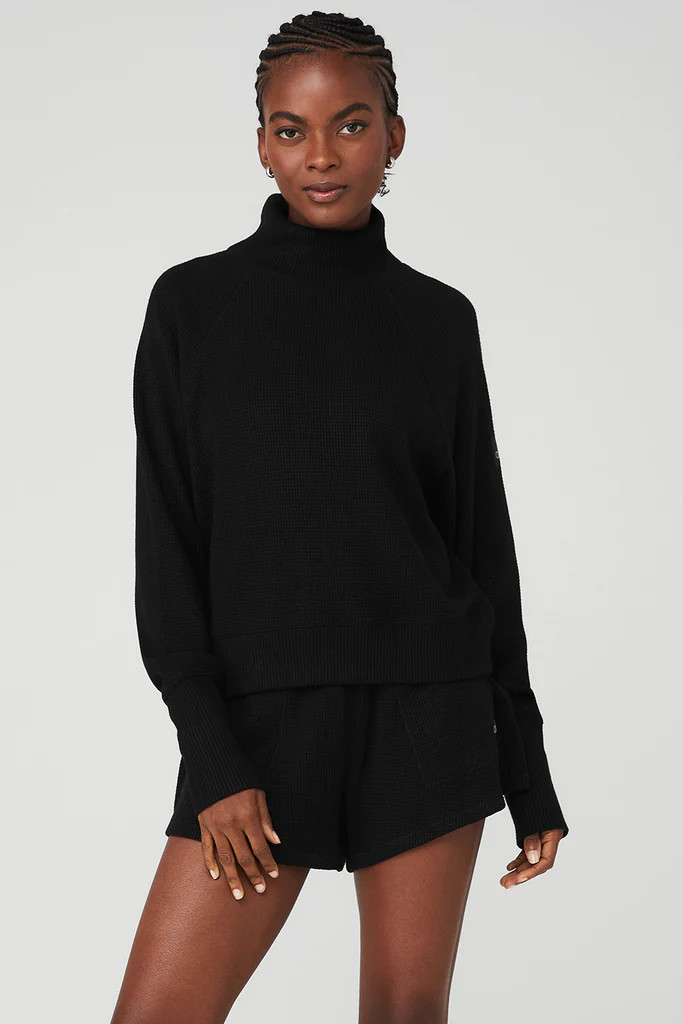 Thermal Weekend Escape Mock Neck Long Sleeve | Alo Yoga (US)