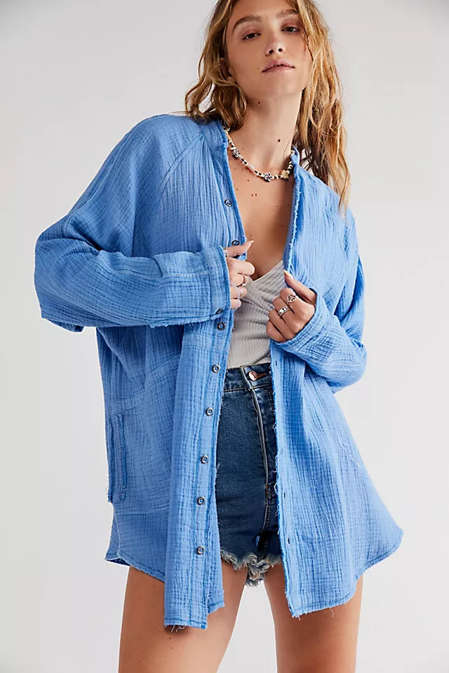 We The Free Summer Daydream Buttondown | Free People (Global - UK&FR Excluded)