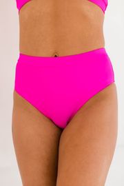 Brightest Days Pink Bikini Bottoms | The Pink Lily Boutique