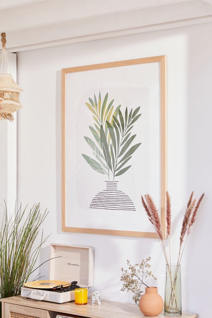 moderntropical Olive Branches Contemporary B Art Print | Urban Outfitters (US and RoW)