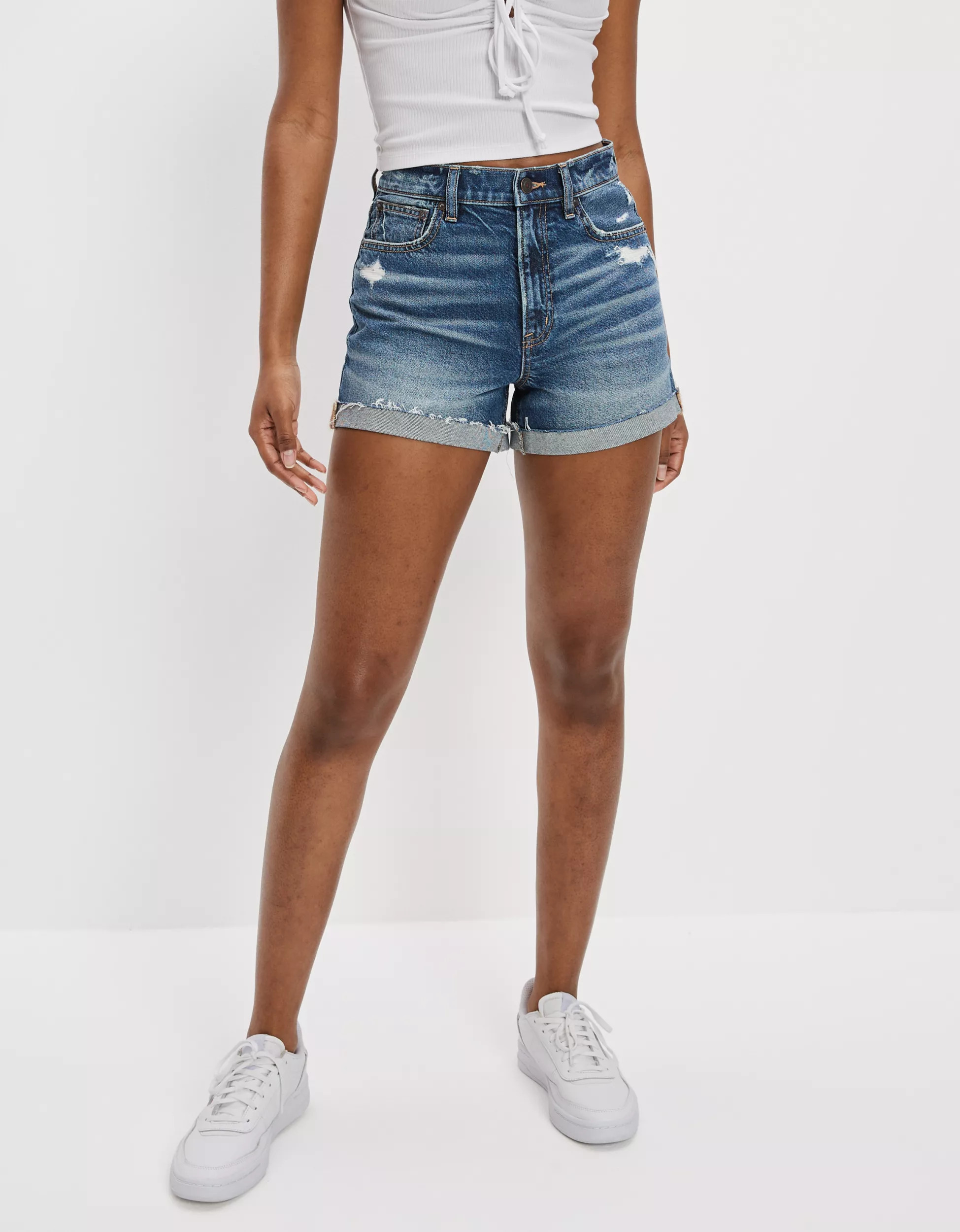 AE Denim Highest Waist '90s Boyfriend Short | American Eagle Outfitters (US & CA)