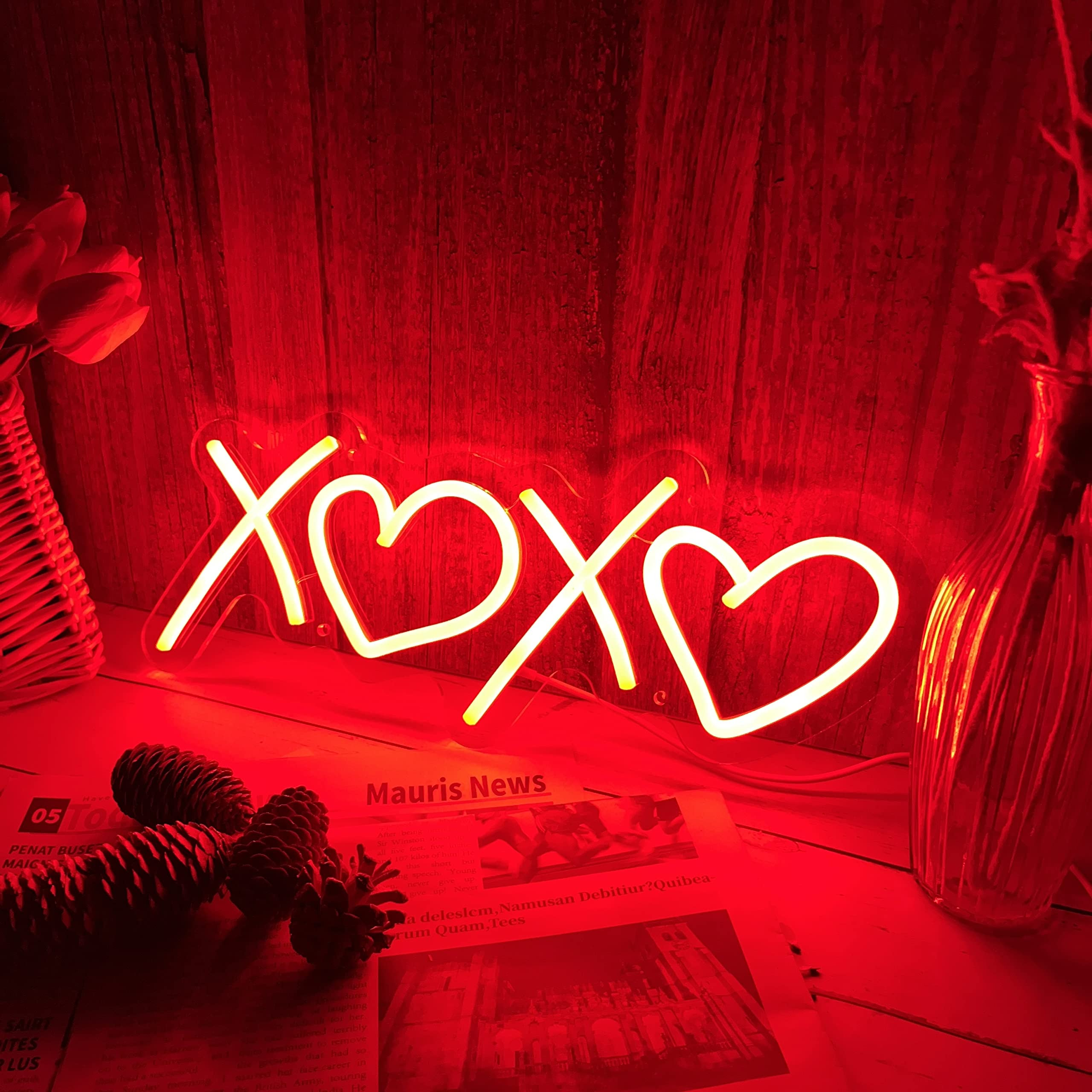 Neon Sign for Wall Decor Bedroom Birthday Party Gift Boyfriend Girlfriend Lover Teens Kids Room U... | Amazon (US)