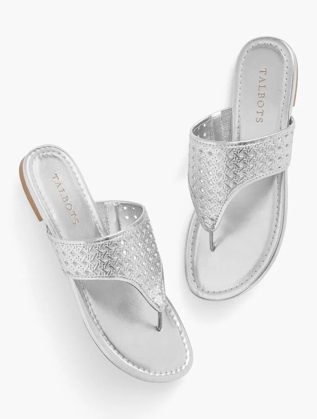 Gigi Sandals - Metallic | Talbots