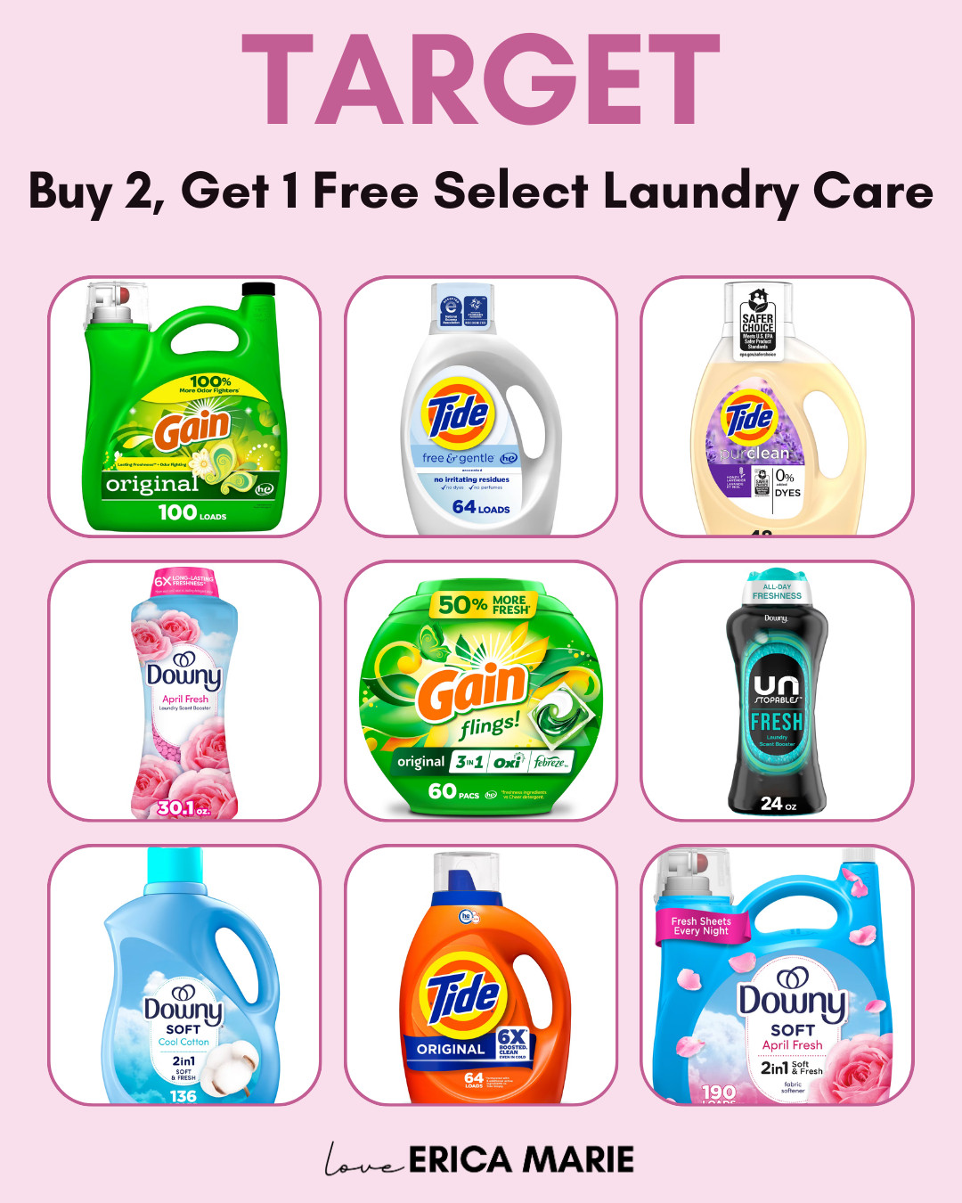 Select laundry care is buy two, get one free. Perfect for restocking and saving on things you’ll use anyway. 

 #LTKHome #LTKSaleAlert