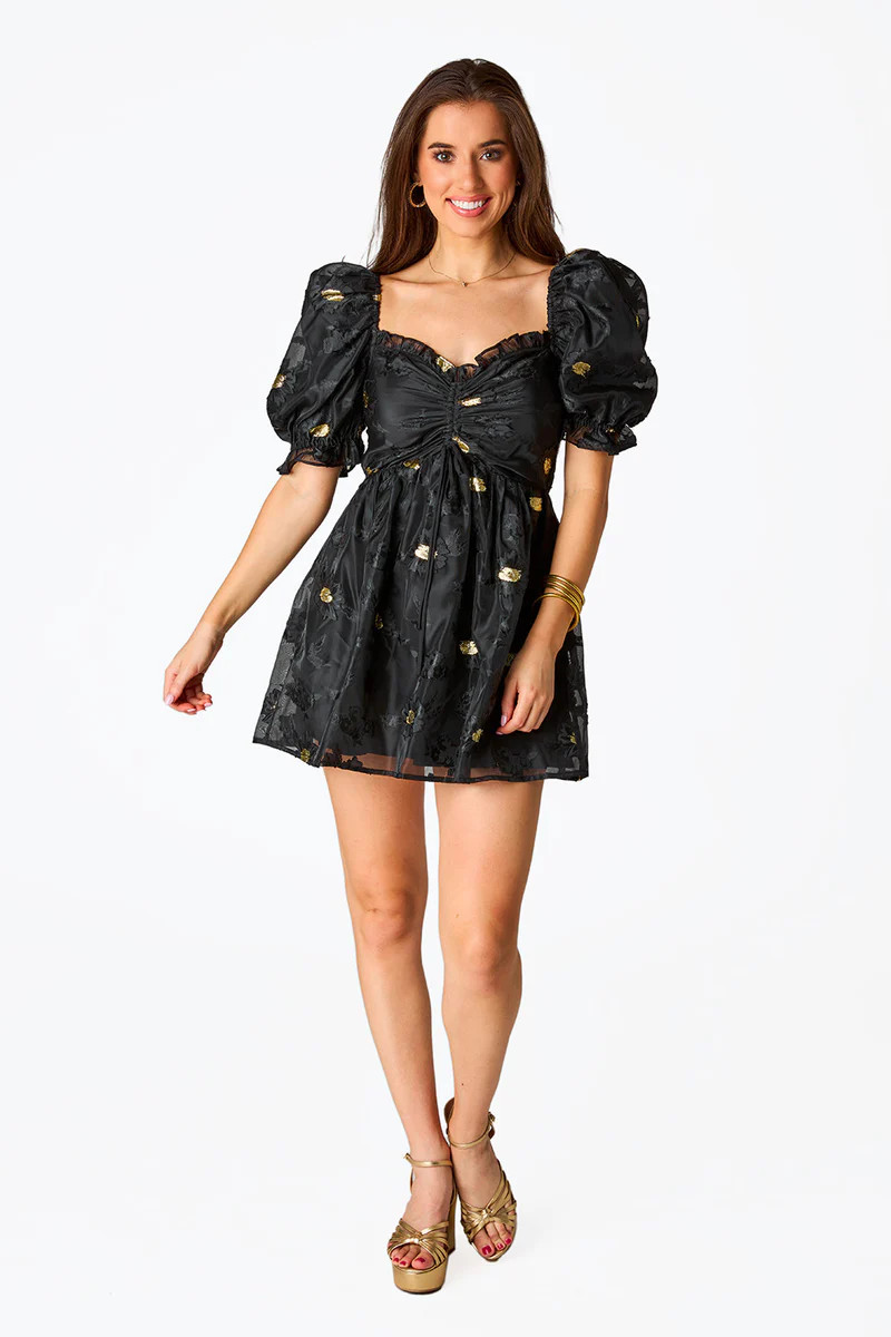 BuddyLove | Colby Puff Sleeve Mini Dress | Koi | BuddyLove