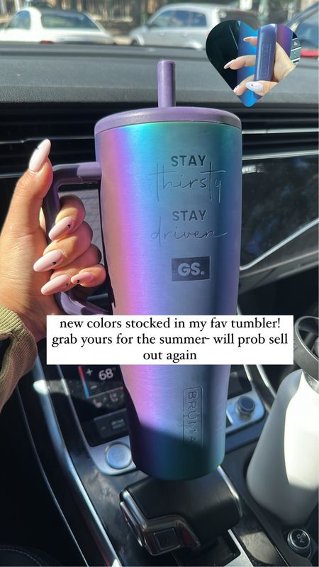 Travel tumbler.
Summer tumbler. Drink tumbler.
Gym drinks. Fitness and nutrition tumbler. Promotional products. Branding and merchandise. Stanley but better cups. Drinkware. Resort essentials. Vacation essentials. 

#LTKTravel #LTKFindsUnder50 #LTKFitness