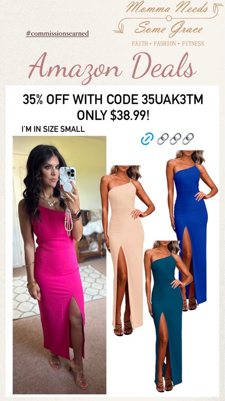 Beautiful one shoulder dress on sale until 6/8!

35% off with code 35UAK3TM
Only $38.99!

#LTKFindsUnder50 #LTKSeasonal #LTKSaleAlert