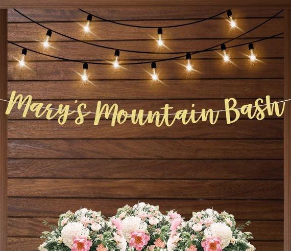 Mountain Bachelorette Party Decorations Asheville Mountain - Etsy | Etsy (US)