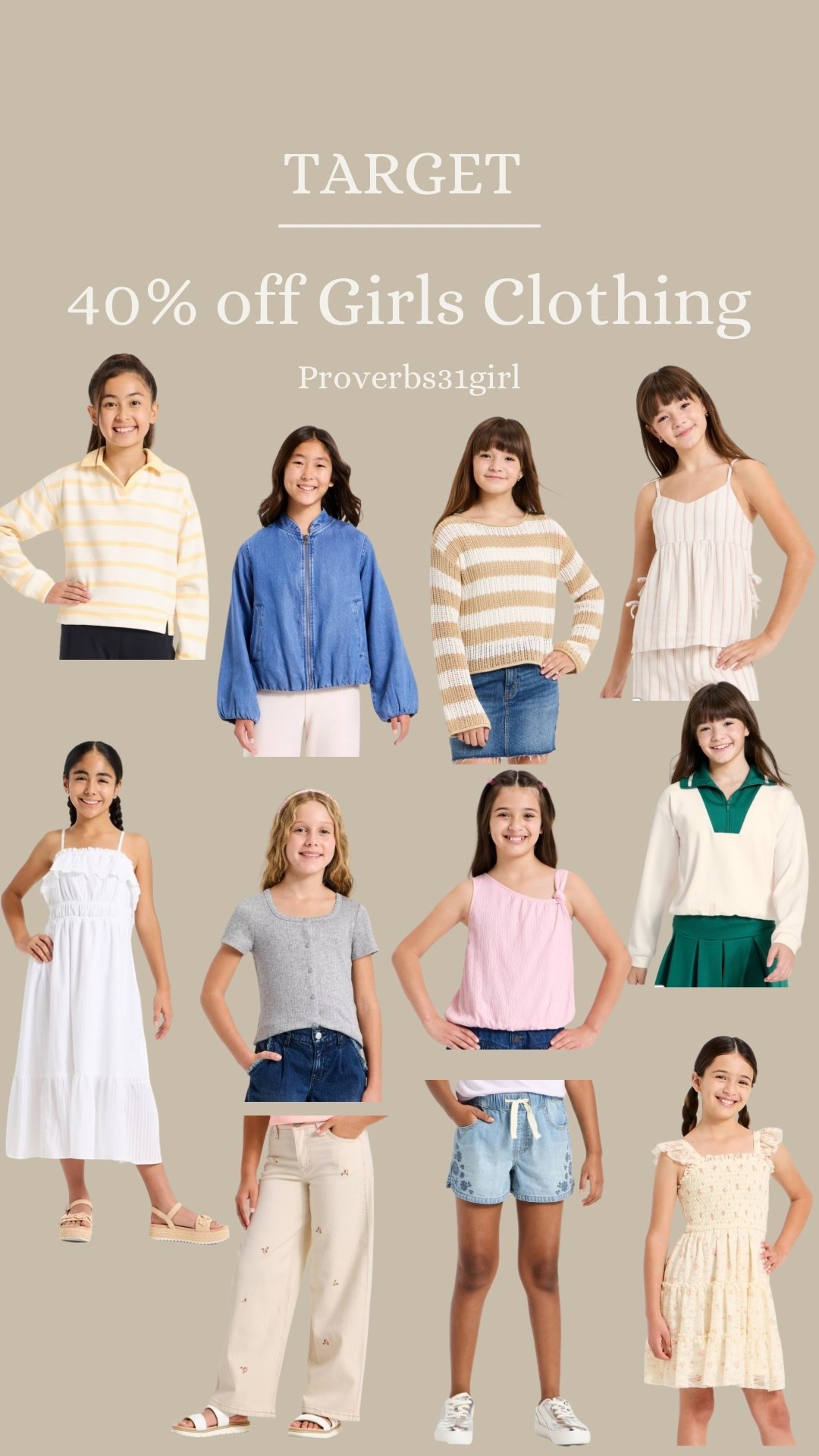 40% off Girls at Target! 

#Target 