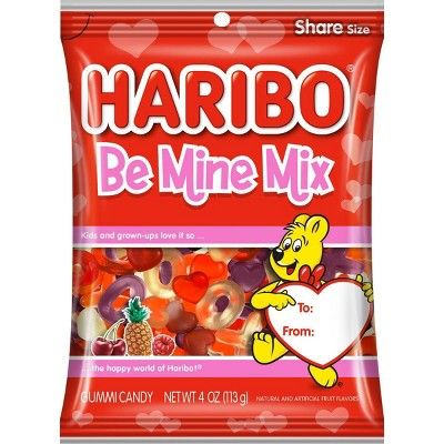 Haribo Valentine's Be Mine Mix Gummi Candy - 4oz | Target