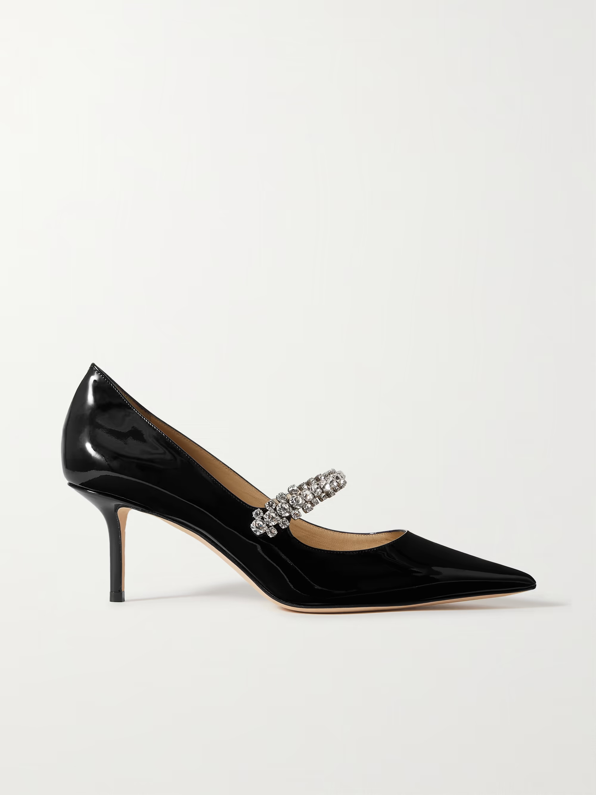 Bing 65mm crystal-embellished patent-leather pumps | NET-A-PORTER (UK & EU)
