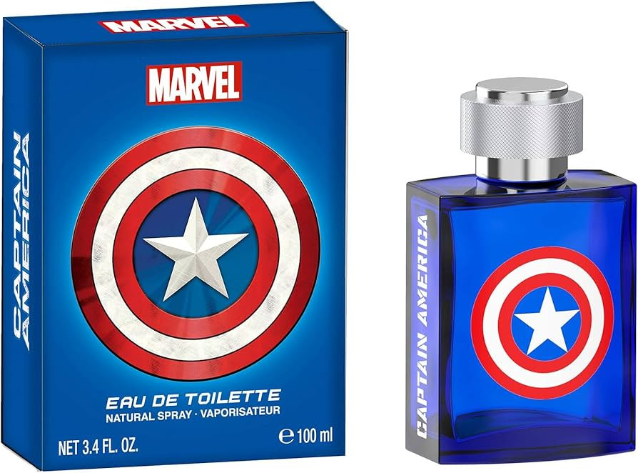Marvel Captain America, Fragrance, for Men, 3.4oz, 100ml, Eau de Toilette, EDT, Cologne, Spray, M... | Amazon (US)