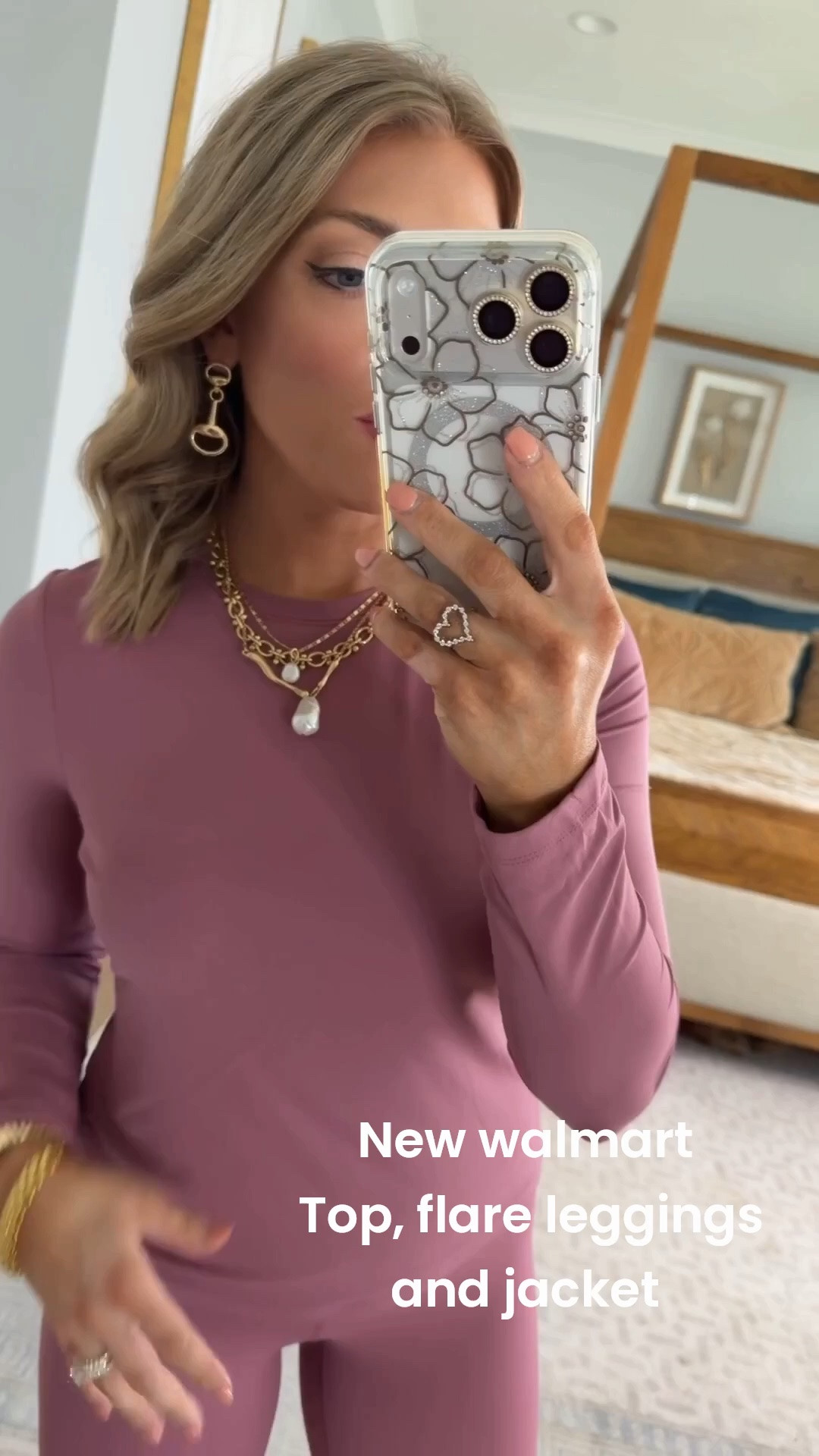 Walmart’s new activewear arrivals are SO good! 💗 This mauve workout-to-weekend look is the prettiest color and such an easy outfit for busy days. I love the lightweight zip-up jacket layered over the matching top and leggings—cute enough for school drop-off and errands but comfy enough for walks, workouts and travel days. Walmart athleisure continues to be one of my favorite affordable finds!

#walmartfashion #walmartfinds #walmartactivewear #walmartstyle #walmartnewarrivals #walmartfashionfinds #athleisure #athleisurestyle #activewear #comfyoutfit #casualoutfit #momstyle #schooldropoffstyle #affordablefashion

#LTKootd #LTKPetite #LTKActive