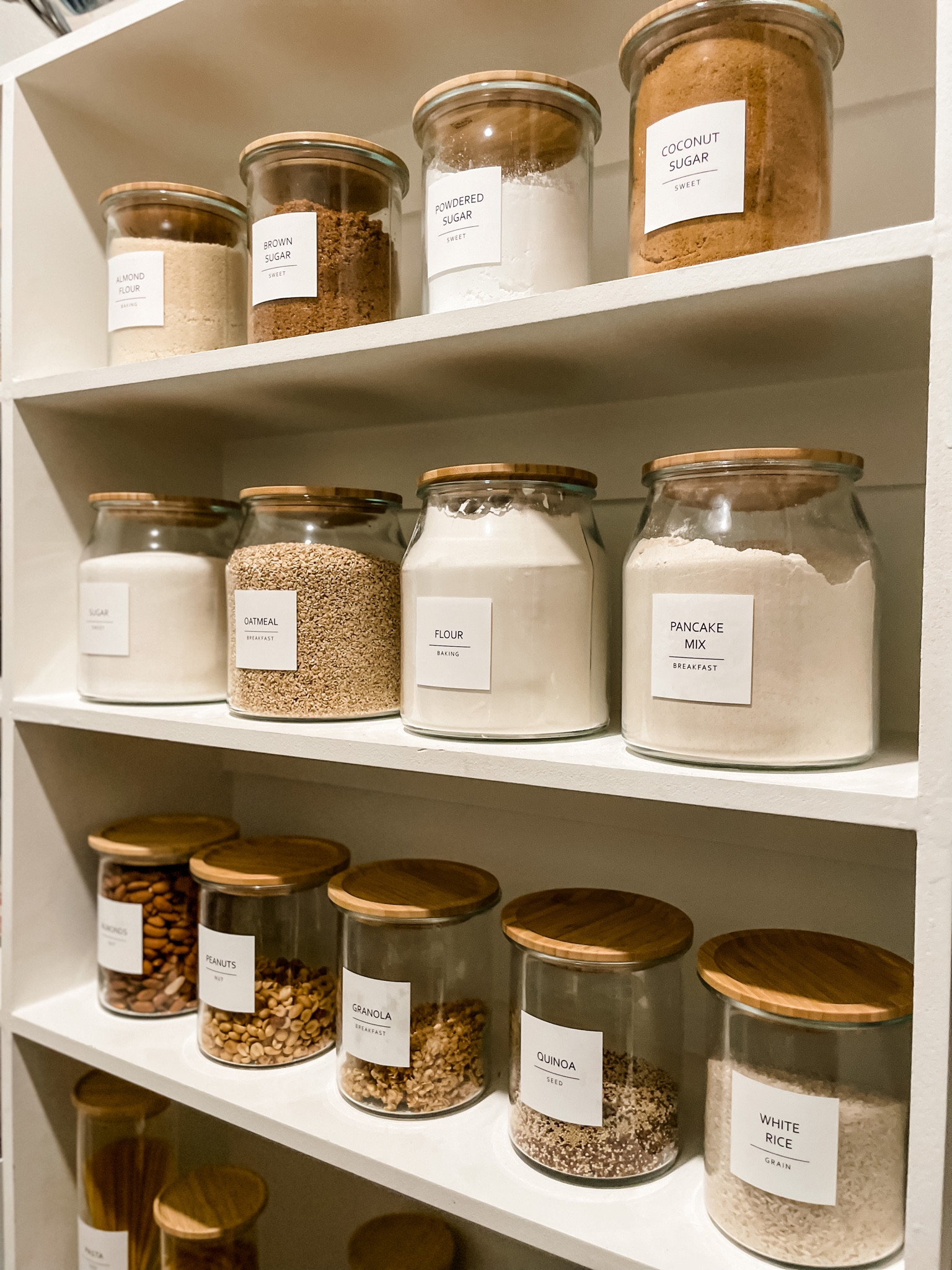 Amazon jars and labels to spruce up or pantry. 

#LTKhome #LTKunder100