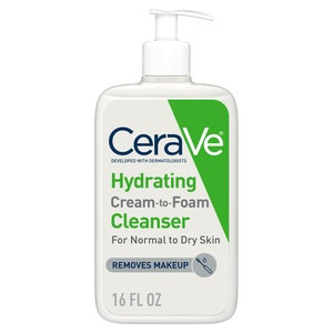 CeraVe Hydrating Cream-to-Foam Facial Cleanser with Hyaluronic Acid | CVS