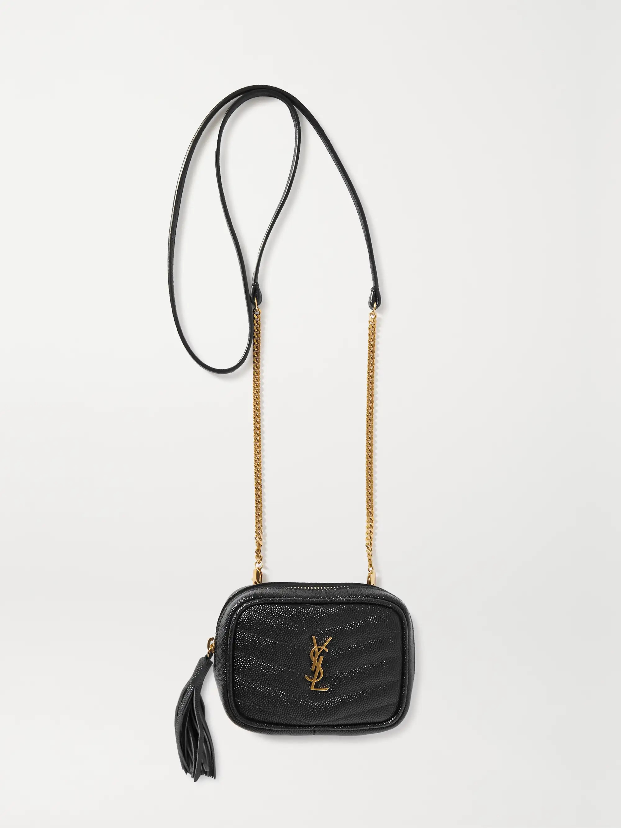 Lou Baby quilted textured-leather shoulder bag | NET-A-PORTER (UK & EU)