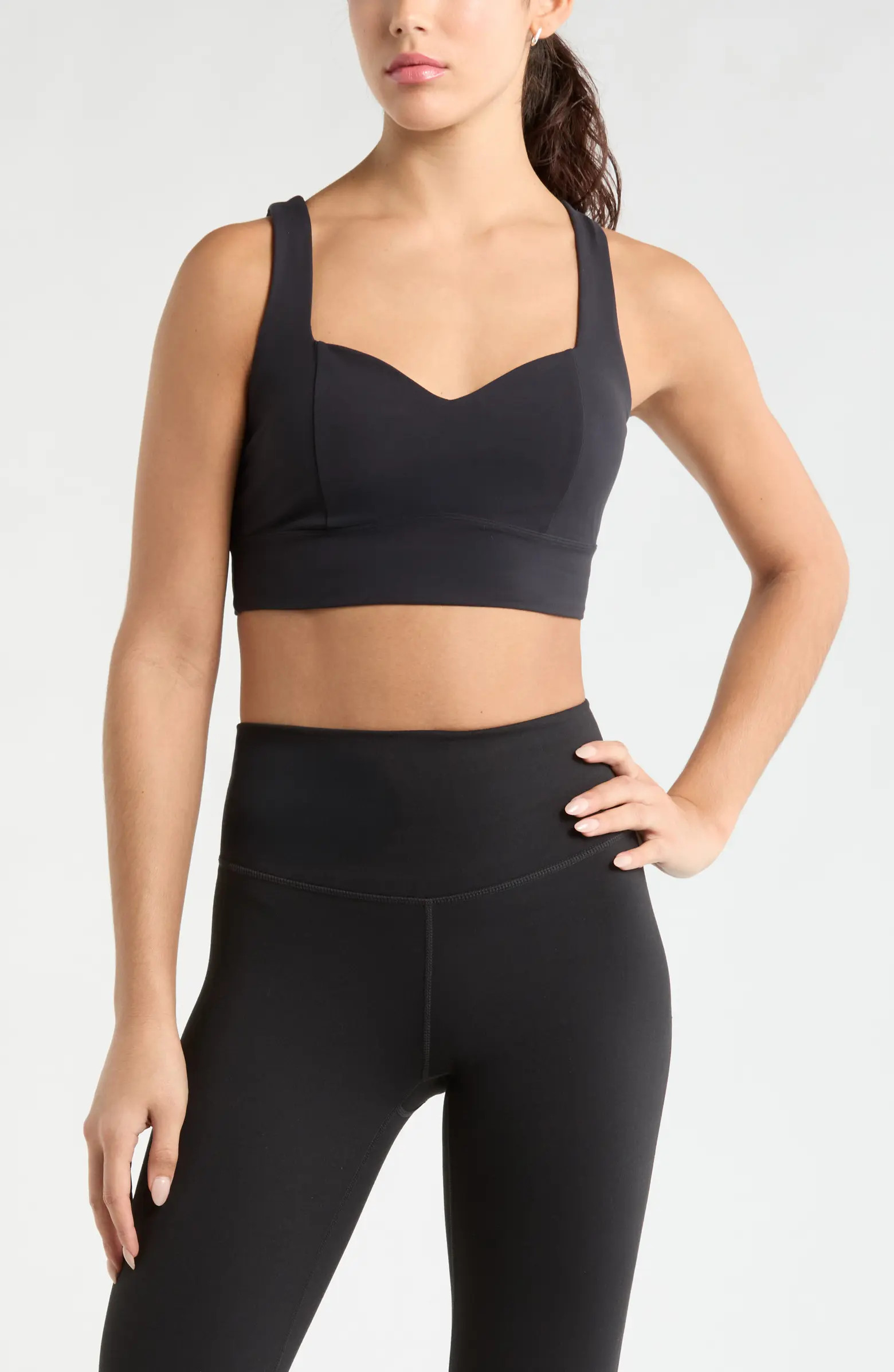 Studio Luxe Sweetheart Sports Bra | Nordstrom