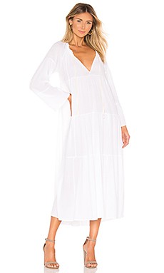 9 Seed Majorca Ruffle Tier Maxi Dress in White from Revolve.com | Revolve Clothing (Global)