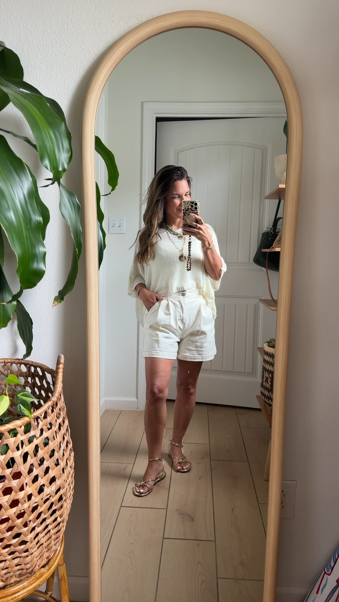 Neutral fit for today ~ love these Walmart shorts and Amazon top!!
Wearing size s/m and size 6.

#LTKootd #LTKPetite #LTKOver40