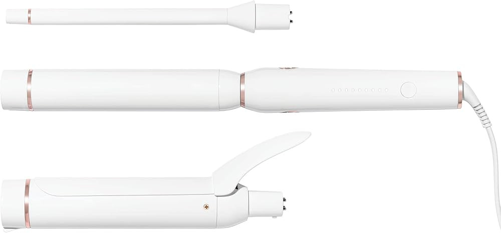T3 Switch Kit Professional Ionic Interchangeable Curling Iron with 3 Ceramic Clip & Wand Long Bar... | Amazon (US)