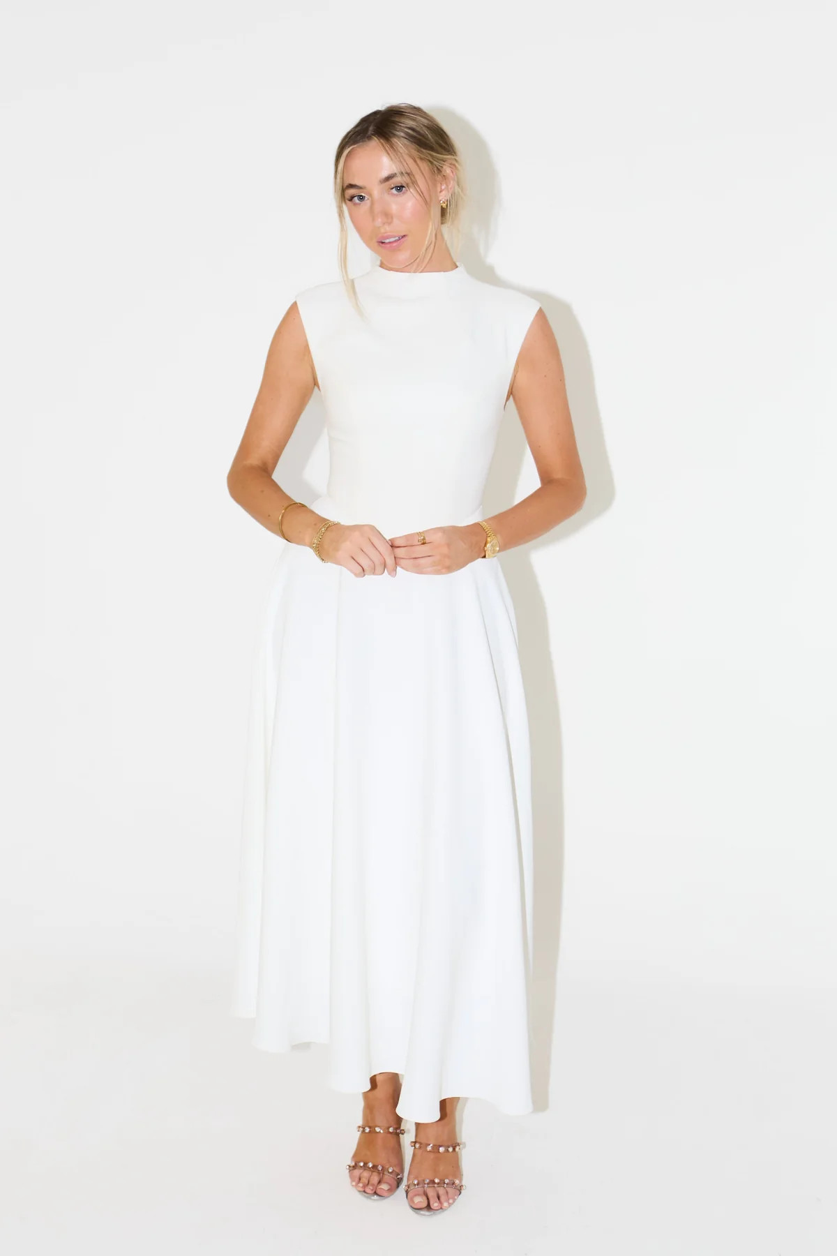 The Ultimate Muse Sleeveless High Waist Midi Dress | Odd Muse
