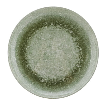 Better Homes and Gardens Bamboo Melamine Green Reactive Dinner Plate | Walmart (US)