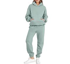 ANRABESS Women 2 Piece Outfits Hoodie Sweatshirt Tracksuit & Oversized Jogger Sweatpants Y2K Swea... | Amazon (US)