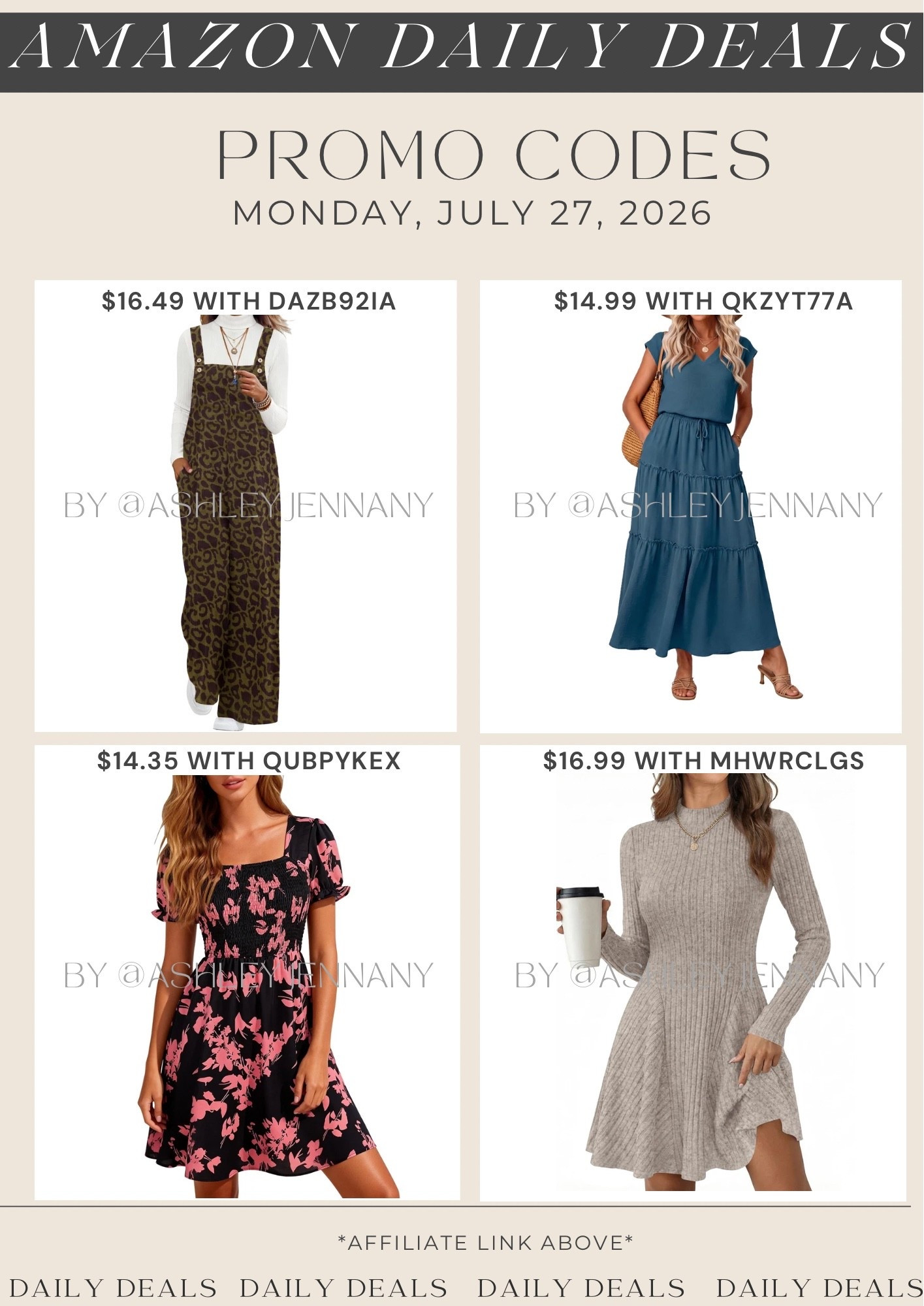Amazon deals

#LTKSeasonal #LTKMidsize #LTKSaleAlert