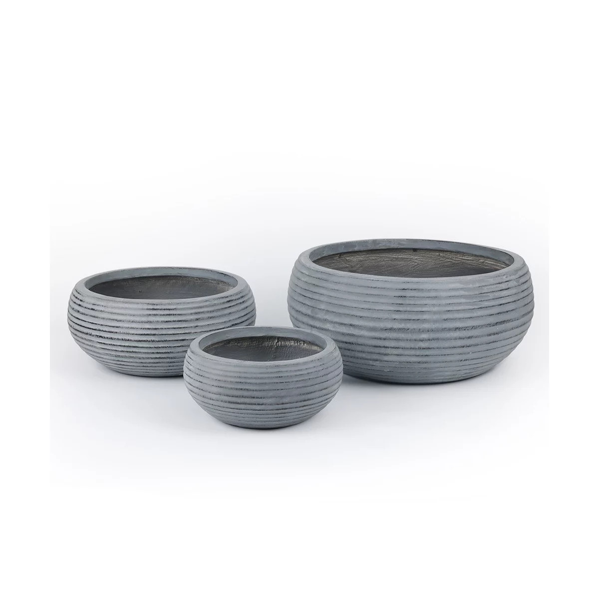 Aoodor Plant Pots with Drain Hole Set of 3, Flower Pots Outdoor&Indoor,Magnesium Oxide Planter | Target